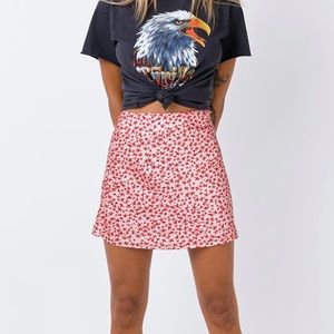 The Joan mini skirt pink: Princess Polly (size 4)